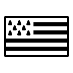 Bretagne Flag Free Open-Source SVG Icon