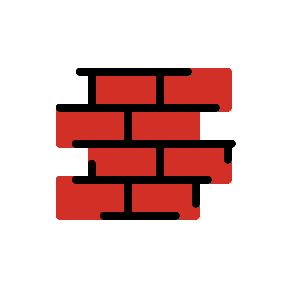 Brick Building Material Free Open-Source SVG Icon (OpenMoji)