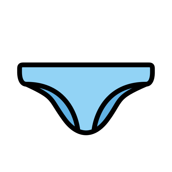 Briefs Underwear Free Open-Source SVG Icon (OpenMoji)