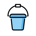 Bucket (OpenMoji) Free Open-Source SVG Icon