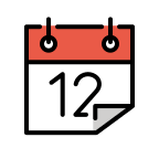 Calendar (OpenMoji) Free Open-Source SVG Icon