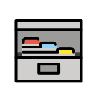 Card File Box Free Open-Source SVG Icon