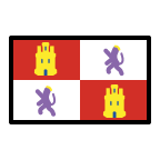 Castile and León Flag Free Open-Source SVG Icon