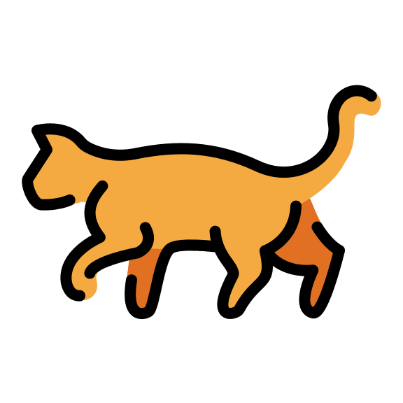 Cat Emoji Free Open-Source SVG Icon (OpenMoji)