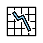 Decreasing Chart (OpenMoji) Free Open-Source SVG Icon