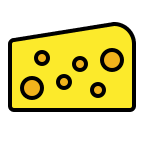 Cheese Wedge (OpenMoji) Free Open-Source SVG Icon