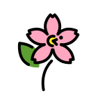 Cherry Blossom Flower Free Open-Source SVG Icon