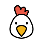 Chicken (OpenMoji) Free Open-Source SVG Icon