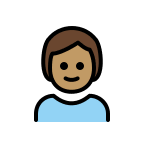 Medium Skin Tone Child Free Open-Source SVG Icon