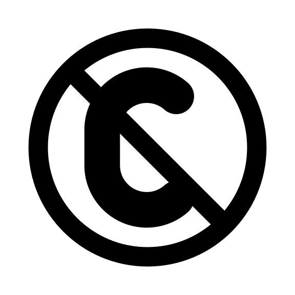 Circled C With Overlaid Backslash Free Open-Source SVG Icon (OpenMoji)