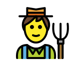 Farmer Character Free Open-Source SVG Icon