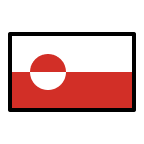 Greenland National Flag Free Open-Source SVG Icon