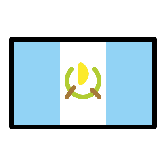 Guatemala National Flag Free Open-Source SVG Icon (OpenMoji)