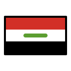 Iraq National Flag Free Open-Source SVG Icon