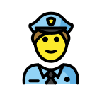 Police Officer (OpenMoji) Free Open-Source SVG Icon