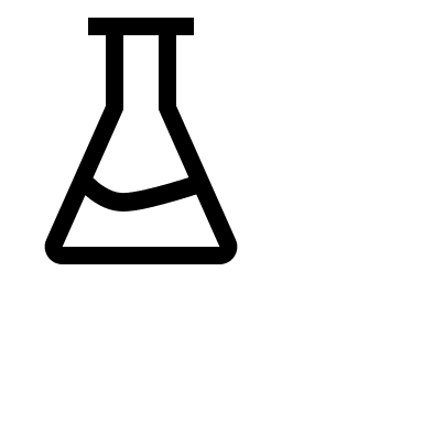 Laboratory Beaker Free Open-Source SVG Icon (OpenSearch UI)