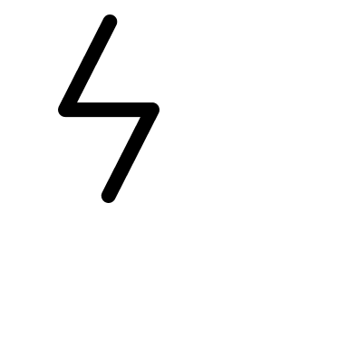 Lightning Bolt Symbol Free Open-Source SVG Icon (OpenSearch UI)