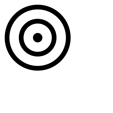 Bullseye Target Free Open-Source SVG Icon (OpenSearch UI)