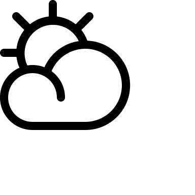 Sunny Cloud (OpenSearch UI) Free Open-Source SVG Icon (OpenSearch UI)