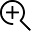 Magnifying Glass with Plus Sign (OpenSearch UI) Free Open-Source SVG Icon