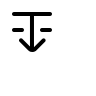 Downward Menu Arrow Free Open-Source SVG Icon