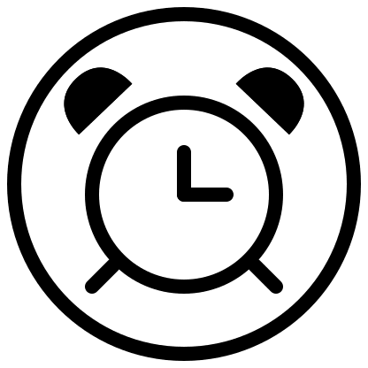 Alarm Notification Circle Free Open-Source SVG Icon (Pepicons Pencil)