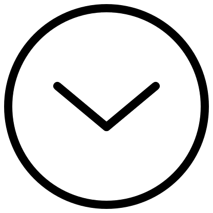 Downward Angle Circle Free Open-Source SVG Icon (Pepicons Pencil)