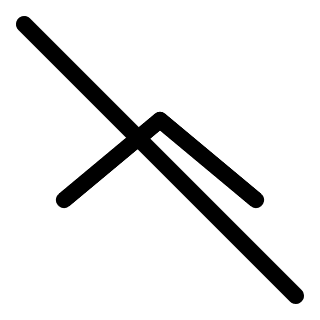 Angle Up Off Indicator Free Open-Source SVG Icon (Pepicons Pencil)