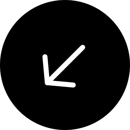 Filled Down-Left Arrow in Circle Free Open-Source SVG Icon (Pepicons Pencil)