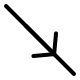 Arrow Down Right Off (Pepicons Pencil) Free Open-Source SVG Icon