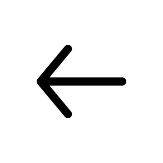 Left Arrow (Pepicons Pencil) Free Open-Source SVG Icon (Pepicons Pencil)