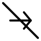 Right Arrow Off (Pepicons Pencil) Free Open-Source SVG Icon