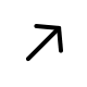 Upward Right Arrow Free Open-Source SVG Icon