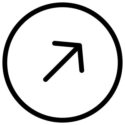 Arrow Up Right in Circle Free Open-Source SVG Icon (Pepicons Pencil)