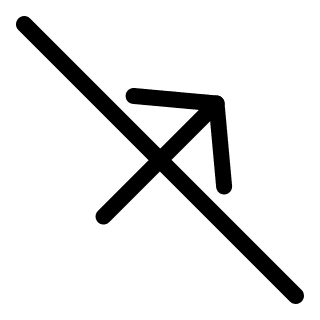 Arrow Pointing Up and Right (Outline) Free Open-Source SVG Icon (Pepicons Pencil)