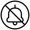 Bell Circle Off Notification (Pepicons) Free Open-Source SVG Icon