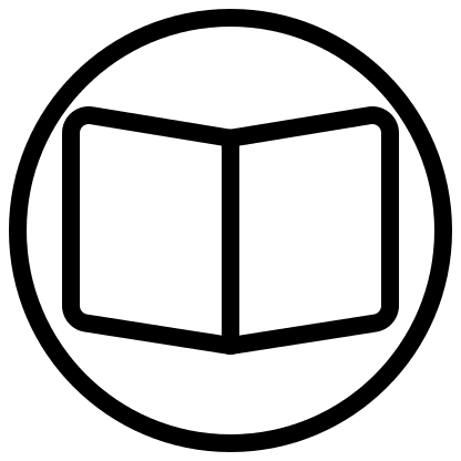 Circular Book Design Free Open-Source SVG Icon (Pepicons Pencil)