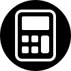 Filled Circular Calculator Free Open-Source SVG Icon