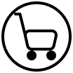 Circular Shopping Cart Free Open-Source SVG Icon