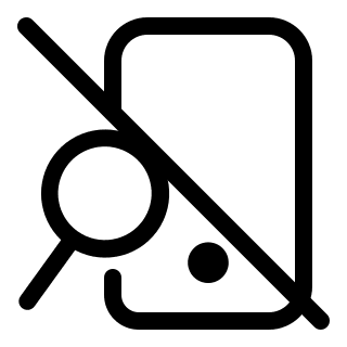 Cellphone Loop Off (Pepicons Pencil) Free Open-Source SVG Icon (Pepicons Pencil)