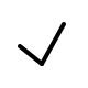 Checkmark Symbol (Pepicons Pencil) Free Open-Source SVG Icon