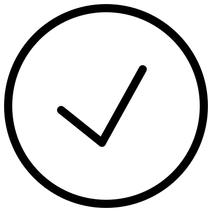 Checkmark in Circle (Pencil) Free Open-Source SVG Icon (Pepicons Pencil)