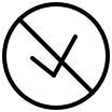 Off Checkmark in Circle (Pepicons Pencil) Free Open-Source SVG Icon