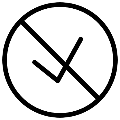 Off Checkmark in Circle (Pepicons Pencil) Free Open-Source SVG Icon (Pepicons Pencil)