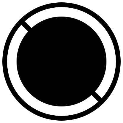 Big Filled Circle Off Free Open-Source SVG Icon (Pepicons Pencil)