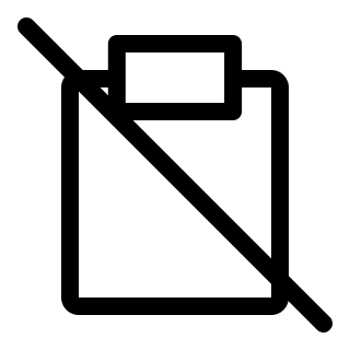 Clipboard Off Status Free Open-Source SVG Icon (Pepicons Pencil)