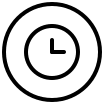 Circular Clock Display Free Open-Source SVG Icon