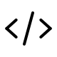 Code Snippet Free Open-Source SVG Icon
