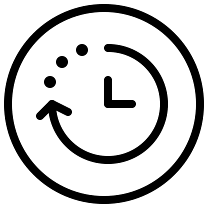 Countdown Timer Circle (Pepicons Pencil) Free Open-Source SVG Icon (Pepicons Pencil)