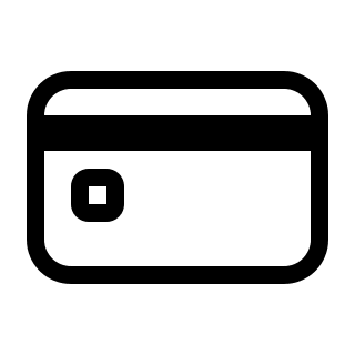 Credit Card Free Open-Source SVG Icon (Pepicons Pencil)